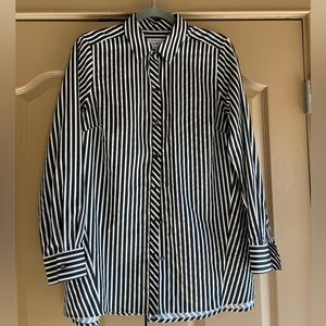 Foxcroft NYC Heritage No Iron Striped Tunic